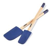 Zyliss E980208 Lot de 2 Spatules, Bois de Hêtre, Marron, Pour La Cuisson, Presser, Poisson, œUfs, CrêPes, Comprend 2 Spatules,