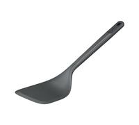 Zyliss Spatule Coudée en Paille de Blé/Nylon Durable, Spatule Pour la Cuisine, Antiadhésive, Tête en Silicone Résistante à la Chaleur, Gris béluga, 29,5 cm x 6 cm, Passe au Lave-Vaisselle