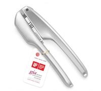Zyliss Susi 4 Presse Ail Inox Professionnel, Écrase l’Ail Sans les Éplucher | Revêtement Antidérapant ILAG, Grande Capacité, Manche Ergonomique, Facile à Nettoyer, Aluminium Moulé Durable, Garantie 5 Ans