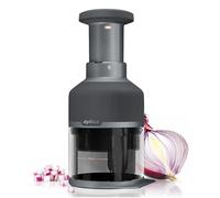 Zyliss Zick Zick 3 Hachoir Manuel, Mini Hachoir Oignon, Acier Inoxydable | Coupe Légumes, Coupe Oignon, Hachoir Manuel pour Légumes, Oignons, Ail, Herbes et Plus Encore, Cuisine Accessoires