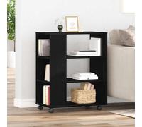 zylophax Armoire de Rangement en Bois d'ingénierie 60 x 35 x 75 cm avec 3 étagères Robustes, Meuble modulable pour Bureau Salon Chambre Cuisine, Grand Espace de Stockage Durable et Pratique