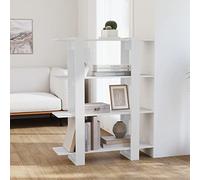 zylophax Bibliothèque Blanche en Bois d'ingénierie 100x30x123,5 cm, étagère modulable, Rangement Livres, Meuble rayonnage Polyvalent pour Salon, Bureau, Chambre, Couloir