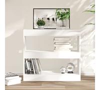 zylophax Bibliothèque étagère Blanche 80x30x72 cm en Bois d'ingénierie, Meuble de Rangement modulable pour Salon Bureau Chambre, Armoire casier Multifonction cloison de séparation