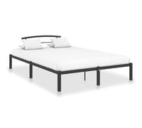 zylophax Cadre de lit métal Noir 120x200 cm, Structure Solide avec Lattes Support sommier, Cadre Plateforme pour Chambre Adulte, Facile à Assembler, Design élégant et Durable