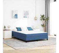 zylophax Matelas de lit 160 x 200 cm Bleu en Tissu Polyester avec Ressorts ensachés, Structure Durable, idéal Chambre Adulte Moderne, sommier Plateforme Compatible, Confort et Soutien Optimal
