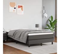 zylophax Matelas de lit à Ressorts ensachés fermeté Moyenne 120x200x20cm Gris Similicuir Durable Mousse Confortable Soutien Ergonomique literie Respirante Chambre Adulte Enfant