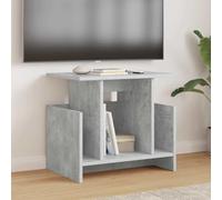 zylophax Meuble TV Gris béton en Bois d'ingénierie, 2 pièces, Design Moderne avec Grand Rangement, tiroirs et niches pour Salon séjour Chambre, Console multifonctionnelle Durable et élégante
