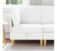 zylophax Pouf canapé avec Rangement en Tissu, Cadre en Bois Durable, Coussin Mousse Confortable, Design Moderne carré pour Salon séjour Bureau Chambre, siège modulable avec Coffre spacieux