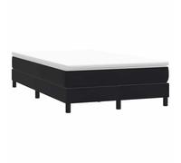 zylophax Sommier à Lattes Velours Noir 120x210 cm Cadre lit tapissier avec Pieds Stables Structure Plateforme pour Chambre Adulte Enfant Support Matelas Confortable
