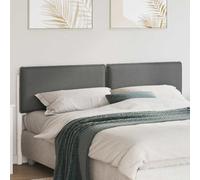 zylophax Tête de lit capitonnée Blanc et Gris Clair en pin Massif 180 cm, Panneau rembourré élégant, Cadre Bois Durable pour Chambre Adulte, Dossier Confortable pour Repos et Lecture