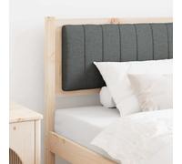 zylophax Tête de lit capitonnée Marron 90 cm en pin Massif avec Dossier rembourré pour Chambre Adulte Enfant ado, Cadre Durable Facile à Nettoyer, Support Confortable pour Lecture et Repos