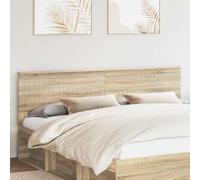 zylophax Tête de lit Chêne Sonoma en Bois d'ingénierie 203x90 cm Design rectangulaire pour Chambre Adulte avec Support Dossier Confortable et Structure Durable Facile à Nettoyer