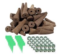 Zymjzbetic Éponges de Culture Kit de dosettes graines for systèmes Culture hydroponique, 110 pièces, Facile à Utiliser, démarreur en intérieur, d'éponge extérieur Absorbant l'eau