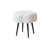 Zymjzbetic Tabouret de Maquillage Tabouret de Maquillage Cloud, Montage Simple for Chambre à Coucher(White)