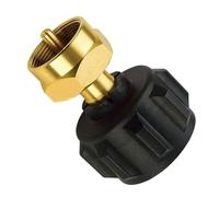 Zymoplas Adaptateur de réservoir de Propane professionnel fileté en laiton Barbecue extérieur coupleur de bouteille de gaz pièces d'adaptation composant de connexion