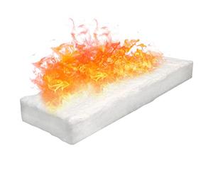 ZYNCUE 1 éponge pour cheminée au bioéthanol 30 x 10 x 5 cm CMS en biofibres éponge pour cheminée à l'éthanol gel intérieur pour brûleurs cheminée cheminée cheminée foyer bio feu