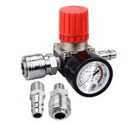 ZYNCUE 14 Régulateur de pression d'air Réducteur de pression Valve de contrôle de pression avec manomètre 175 PSI Compresseur d'air Pressostat