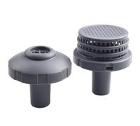 ZYNCUE Kit de buse d'entrée de piscine et de connecteur de filtre pour piscines Intex, raccord de tuyau de 32 mm avec pièces de raccord de 315 pouces 11070 12365 11072 12364 pour tondeuse à gazon