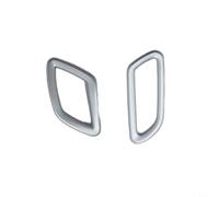 ZYNCUE Lot de 2 autocollants argentés pour grille d'aération de voiture Renegade 2014-2021 LHD, ABS, décoration facile à installer