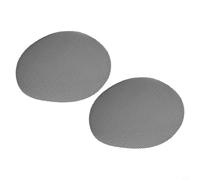 ZYNCUE Lot de 2 grilles rondes en fibre de verre réutilisables de 40,6 cm, résistant à la chaleur pour légumes, poissons, viande, accessoire de barbecue facile à nettoyer
