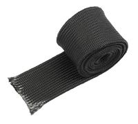 ZYNCUE Pour manchon d'isolation en fibre de verre noir de 2000 mm, haute température jusqu'à 500 °C, tuyau de chauffage ignifuge pour protection 25 mm ID pommeau de levier de vitesse automatique