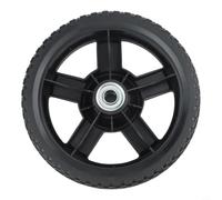 ZYNCUE Roues de tondeuse à gazon robustes 17 cm avant 20 mm arrière compatibles avec différents modèles Design à roulement lisse (roue arrière 20 mm)