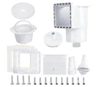 ZYNCUE Sp1091Lx Kit d'écumoire de piscine hors sol universel compatible avec ouverture de 15,2 cm Blanc