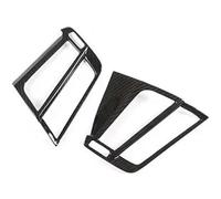 Zynther Poignée de verrouillage de porte intérieure Pour BMW X5 X6 F15 F16 14-19 Panneau de console centrale en fibre carbone Garniture bande(Air Vent Outlet)