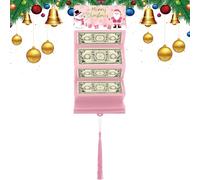 Zyntora Enveloppes pour Argent Liquide,Boîte Festive à 10 Emplacements - Porte-Carte et Billets de Noël - pour Les Femmes, Les Hommes, Les, Les Fêtes, Les Billets, Les Célébrations Et Les