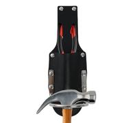 Zyntora Étui Ceinture Pince Cuir | Pochette Outil en Cuir PU Et Porte Marteau,Sacoche 2 en 1 pour Travaux de Menuiserie Réparation Jardin Élagage Électricité Construction - pour Outils d'Électricien