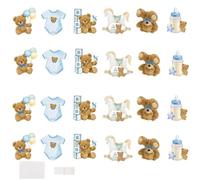 Zyntora Toppers De Gâteaux | Lot de 24 Piques à Cupcakes pour Fête et Anniversaire | Topper d'anniversaire pour gâteau | pour shower, remise de diplôme, mariage et fête, cupcakes, filles, garçons et