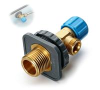 Zyrtkeriom Robinet WC Équerre, Compatible Pour Geberit - Robinet Flotteur WC Pour Réservoirs De Toilette, Adapté Aux Modèles 212458, 240.189/269/752.001/K12088, Connexion Eau 3/8 Pouce