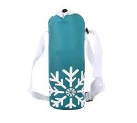 ZythrXLate Porte-Bouteille d'eau Lot de 2 Housses isothermes Portables et étanches for Bouteilles d'eau, Sacs Pliables for Sports Plein air Voyages(Lake Blue)