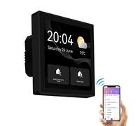 ZYWUOY Panneau De Contrôle Tactile Tuya Multifonction, Panneau De Contrôle pour Maison Intelligente avec écran LCD, Commutateur De Scène Intelligente, Hub Zigbee Intégré