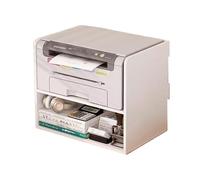ZYYANSHOP Support de Placement d 'imprimante Double étagère de Rangement à Plusieurs Niveaux, Petite bibliothèque for imprimante Bureau, surélevée for copieur(Blanc)