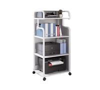 ZYYANSHOP Support de Placement d 'imprimante Étagère d'imprimante Multicouche Mobile Simple Moderne étagères de Sol Bureau Maison hôte Cas Supports Stockage(Blanc)
