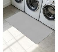 ZZGZZG Tapis de Douche Antiderapant 70 x 95 cm Super Absorbant Diatomite à Séchage Rapide Facile à Nettoyer pour Salle de Bain, Douche, Baignoire, Gris Clair