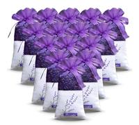 ZZHBOO Lot de 20 Sachets Anti Mites Textiles à la Lavande Naturelle,Protection pour Armoires,Tiroirs et Voyage,Parfum Persistant pour Maison et Voiture