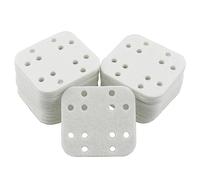 ZZHXSM Lot de 20 tampons de filtre minéral pour humidificateur - Style carré - Nylon blanc - Tampons d'absorption minérale de rechange