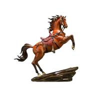 ZZlei2yu-12 décoration d'intérieur Horse Ornaments for Home Living Room and Office, High-End Decorations for Housewarming and Opening Gifts(Red)