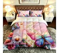 ZZXHG Couette 3D Lettre K 200x200 cm pour Grand Lit-B303 | Douce, Lavable Confortable, Design Unique Chaud pour Couples et Chambre Maître Suite, Utilisation Quotidienne Toute Saison
